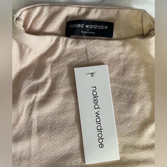 NWT naked wardrobe mockneck sleeveless tank top size large - Picture 3 of 4